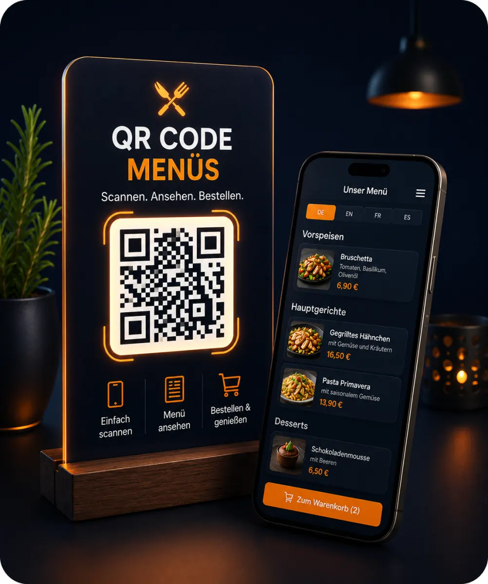 QR-Code-Menüs